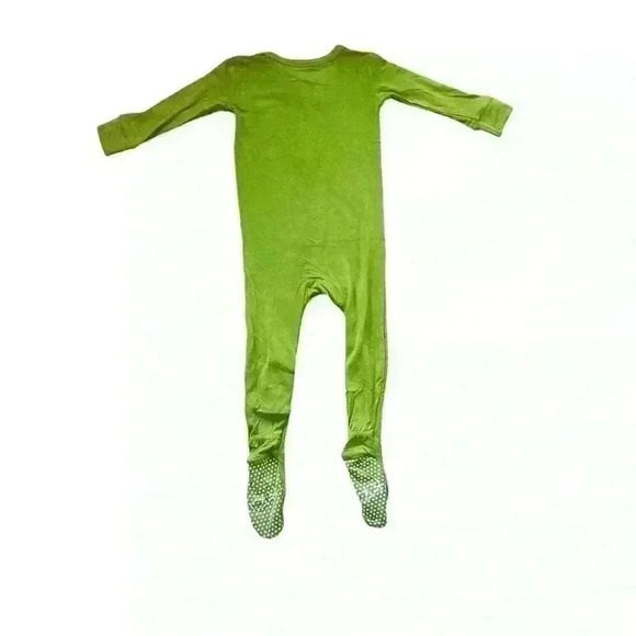 NWT Kickee Pants Muffin Ruffle Coverall with Zipper in Meadow 18-24 months - Picture 3 of 6